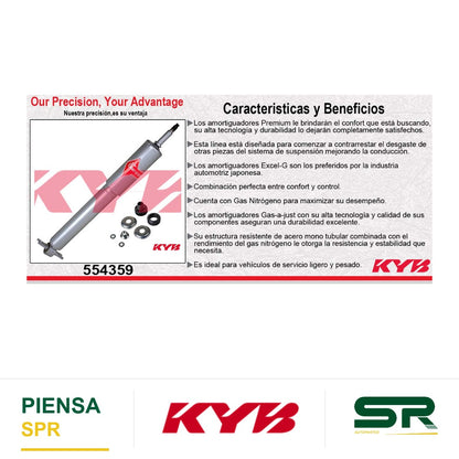 AMORTIGUADOR DELANTERO GAS-A-JUST DODGE RAM 2500 (10) - RAM 3500 (10) KYB