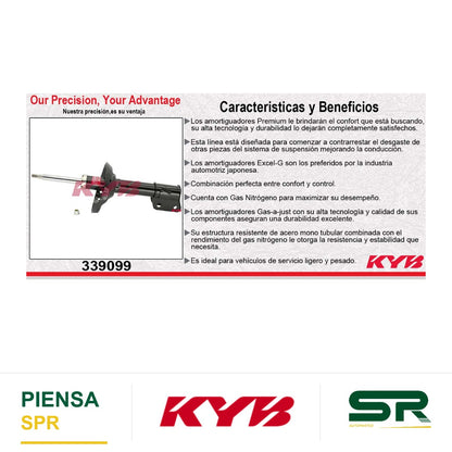 AMORTIGUADOR DELANTERO IZQUIERDO GAS EXCEL-G SUBARU OUTBACK (2005-2009) KYB