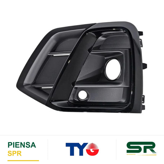 REJILLA IZQUIERDO CON HOYO PARA SENSOR PARA FARO DE NIEBLA NEGRA AUDI Q5 2021-2024 TYG