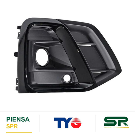 REJILLA DERECHO CON HOYO PARA SENSOR PARA FARO DE NIEBLA NEGRA AUDI Q5 2021-2024 TYG