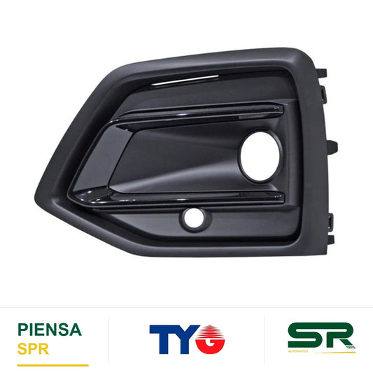 REJILLA IZQUIERDO CON HOYO PARA SENSOR PARA FARO DE NIEBLA AUDI Q5 2021-2024 C / MOLD CENT LISA TYG