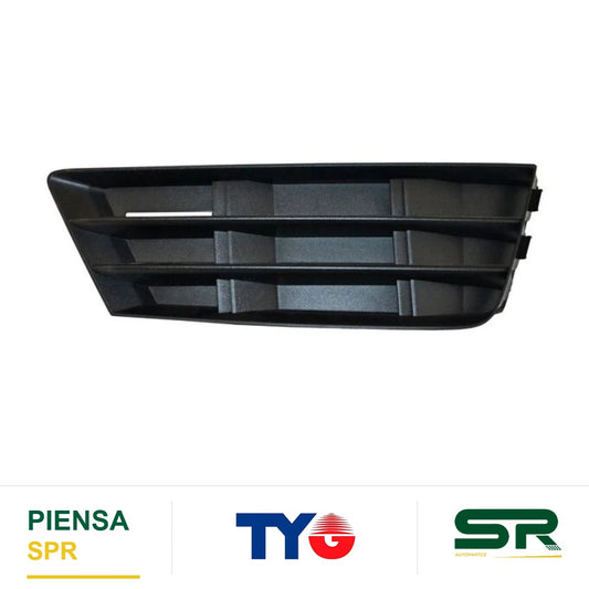 REJILLA DERECHO SIN FARO DE NIEBLA NEGRA AUDI A4 2017-2019 TYG