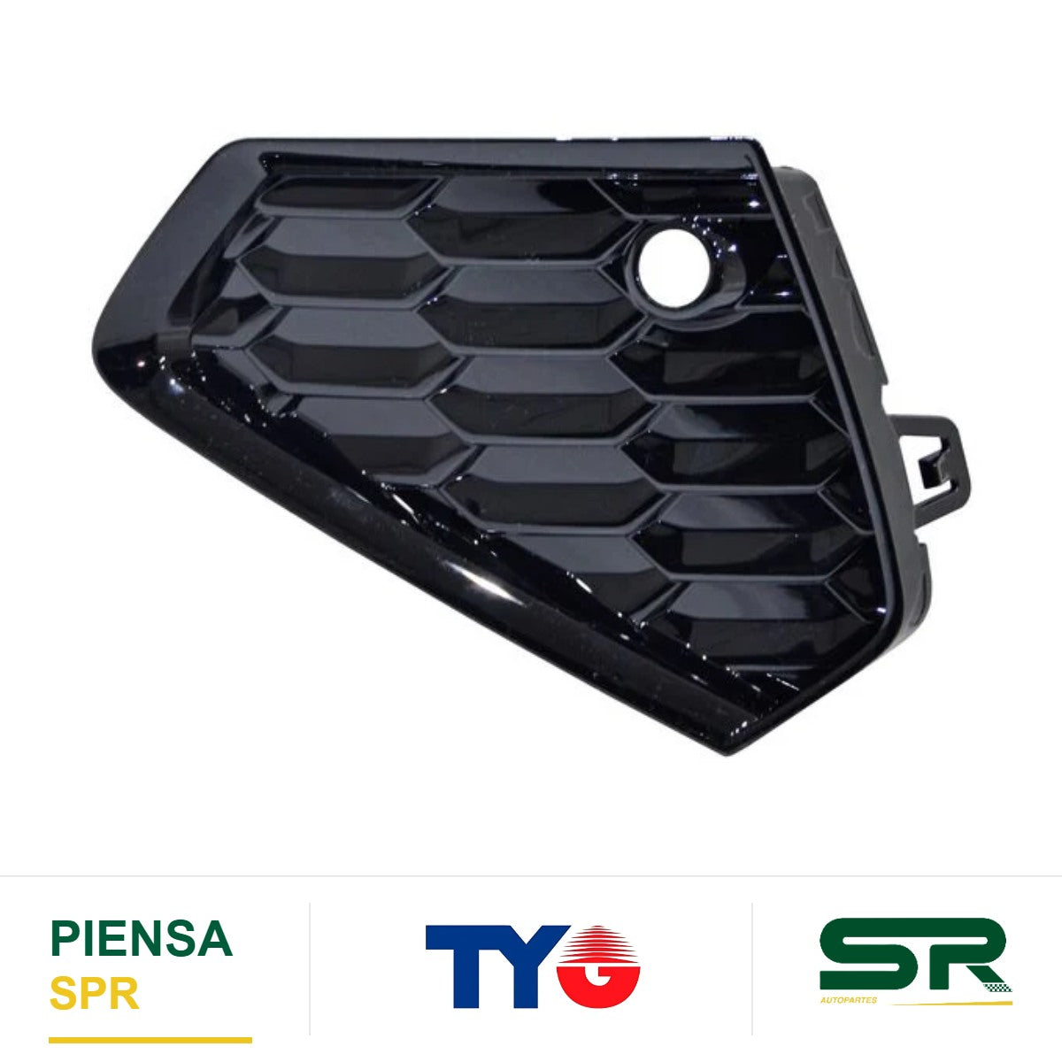 REJILLA TRASERA DERECHA CON HOYO PARA SENSOR AUDI A3 2022-2025 TYG