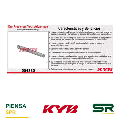 AMORTIGUADOR TRASERO GAS-A-JUST KIA FORTE (2010-2013) - HYUNDAI ACCENT (2012-2016) KYB