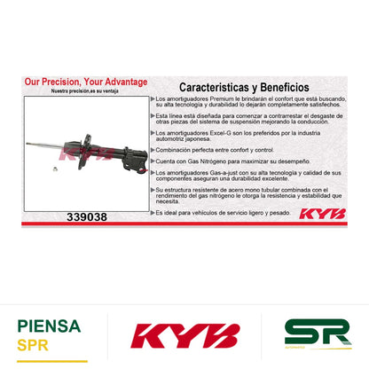 AMORTIGUADOR DELANTERO IZQUIERDO GAS EXCEL-G ACURA MDX (2007-2009) KYB