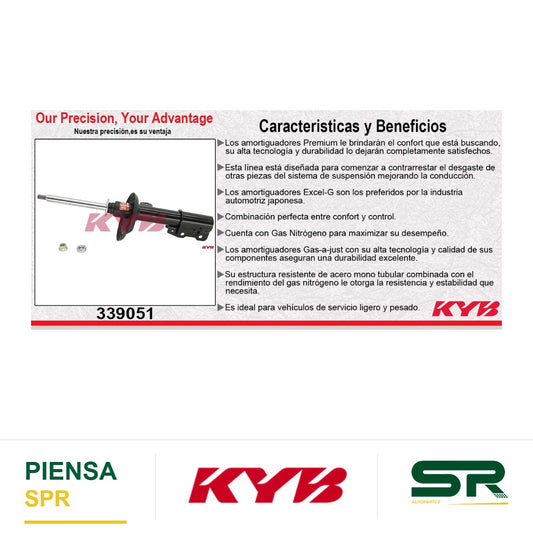 AMORTIGUADOR DELANTERO DERECHO GAS EXCEL-G CHEV MALIBU (2004-2007) - CHEV. MALIBU TODOS (2008-2011) - PONTIAC. G6 TODOS (2005-2009) KYB