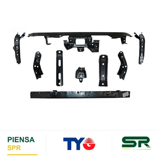 MARCO RADIADOR NISSAN TIIDA 2007-2018 COMPLETO 9 PIEZAS 28711 TYG
