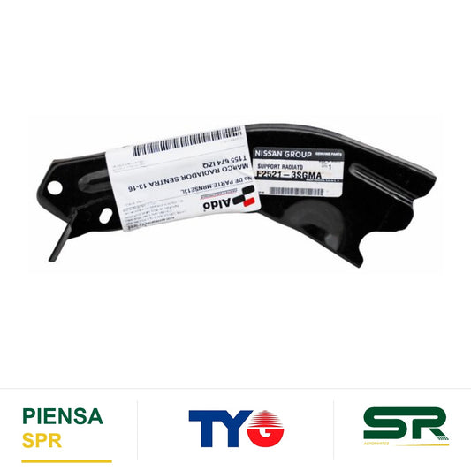 MARCO RADIADOR IZQUIERDO NISSAN SENTRA 2013-2019 TYG