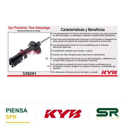 AMORTIGUADOR TRASERO IZQUIERDO GAS EXCEL-G TOYOTA CAMRY LE - XLE EXC. V6 (2012-2013) - CAMRY (2012-2014) KYB