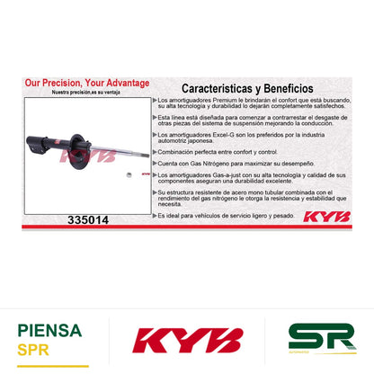 AMORTIGUADOR TRASERO GAS EXCEL-G CHEV LUMINA (1995-2001) - MONTE CARLO (1995-1999) KYB