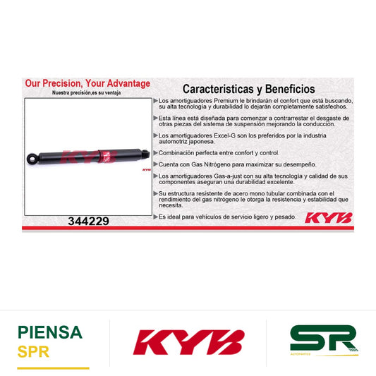 AMORTIGUADOR TRASERO GAS EXCEL-G ACURA SLX (1996-1999) - ISUZU TROOPER (1992-2002). KYB