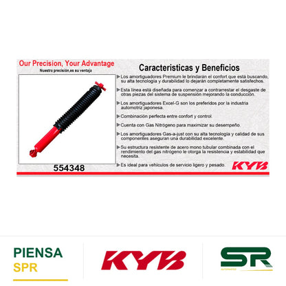 AMORTIGUADOR TRASERO GAS-A-JUST CHEV EXPRESS VAN & PASAJEROS TODOS (2012-2014) KYB