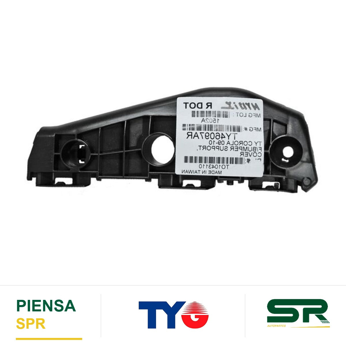 GUÍA FASCIA DELANTERA IZQUIERDA TOYOTA COROLLA 2009-2010 TYG