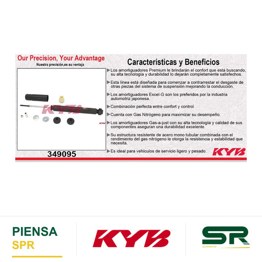 AMORTIGUADOR TRASERO GAS EXCEL-G ACURA. RDX (2007-2012) KYB
