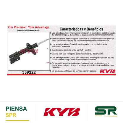 AMORTIGUADOR DELANTERO DERECHO GAS EXCEL-G SUBARU LEGACY AWD (2010-2012) KYB