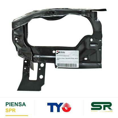 MARCO RADIADOR DERECHO HYUNDAI TIBURON 2003-2006 TYG