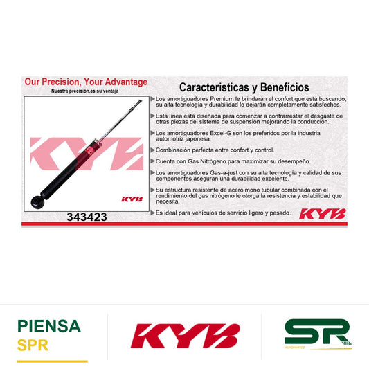AMORTIGUADOR TRASERO GAS EXCEL-G CHEV AVEO (2007-2011) KYB