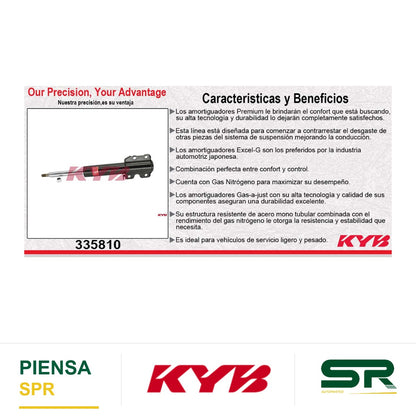 AMORTIGUADOR DELANTERO GAS EXCEL-G MERCEDES BENZ. SPRINTER 316 (2004-2006) - SPRINTER 2500-35000 (2003-2006) KYB