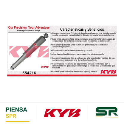AMORTIGUADOR TRASERO GAS-A-JUST CHEV. P20 (1982-1991) KYB