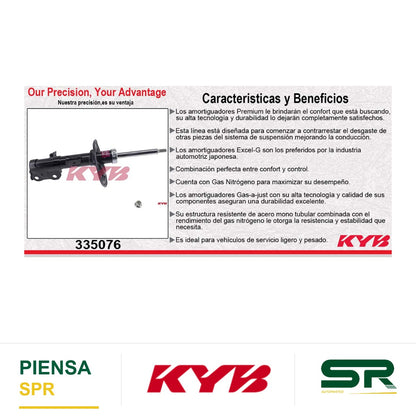 AMORTIGUADOR DELANTERO DERECHO GAS EXCEL-G TOYOTA CAMRY (2012-2014) KYB