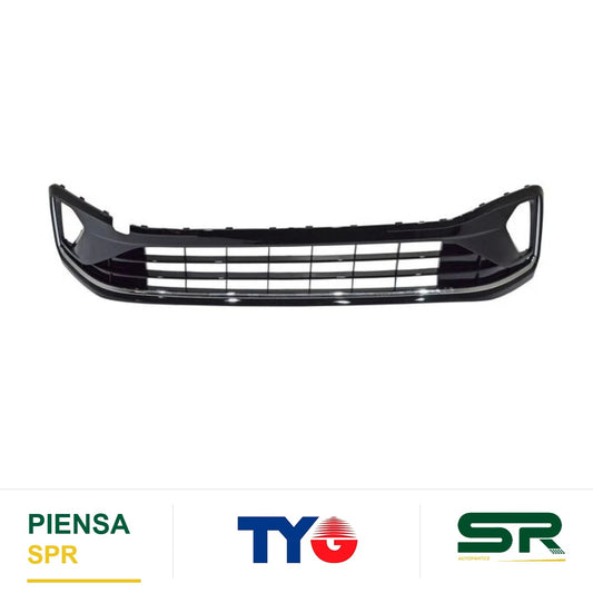 PARRILLA CON MOLDURA CROMADA CENTRAL VOLKSWAGEN VIRTUS 2023-2025 LISA TYG