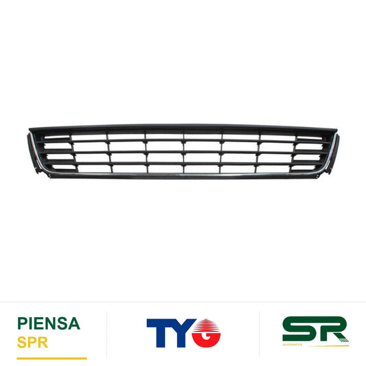 PARRILLA CROMADA CENTRAL VOLKSWAGEN VENTO 2014-2015 DE FASCIA FILO ALD93 28905 TYG