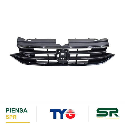PARRILLA CROMADA NEGRA VOLKSWAGEN TIGUAN 2022-2024 C / FILO TYG