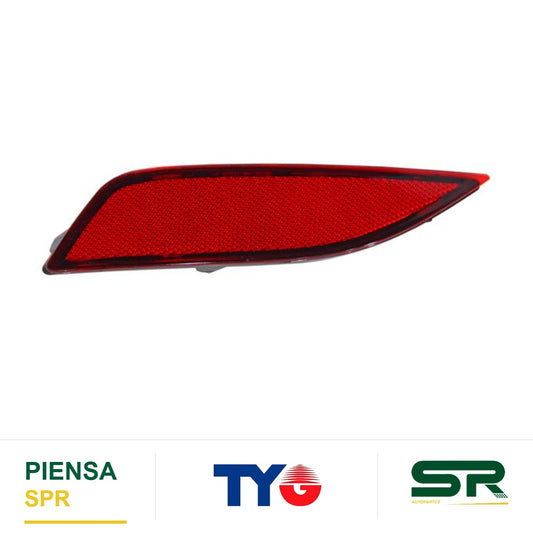 REFLEJANTE VOLKSWAGEN TRASERO VIRTUS 2023 2025 IZQUIERDO TYG CUVVI23L