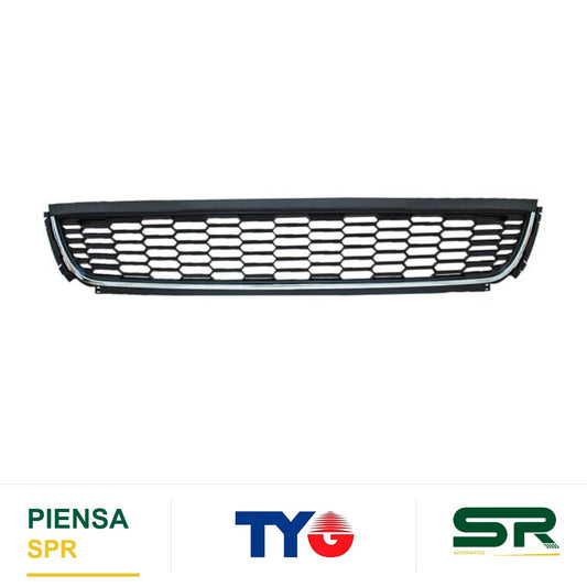 PARRILLA FILO CROMADO CENTRAL VOLKSWAGEN POLO 2013-2014 842 28610 TYG