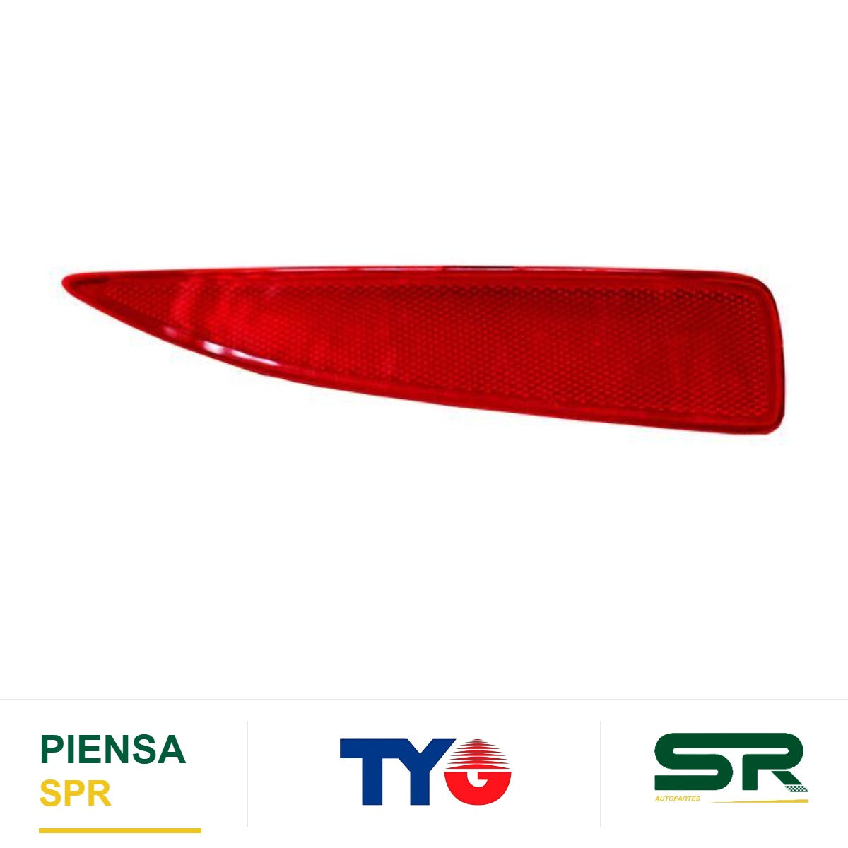 REFLEJANTE TOYOTA TRASERO YARIS 2012 2014 3 5P DERECHO TYG 17 5305 00 1N