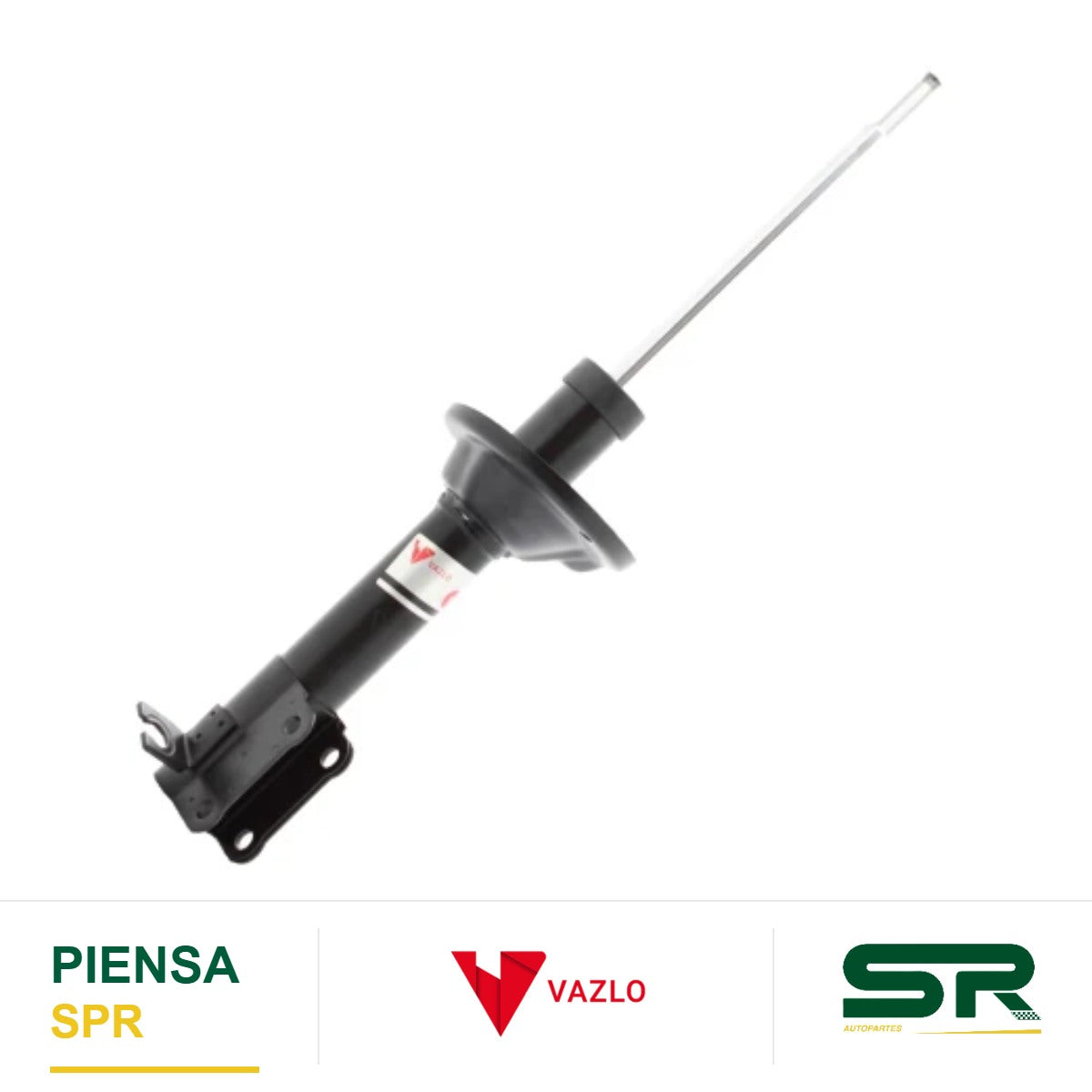 AMORTIGUADOR TRASERO IZQUIERDO CON GAS NITRÓGENO FORD ESCORT 1991-1996 VAZLO