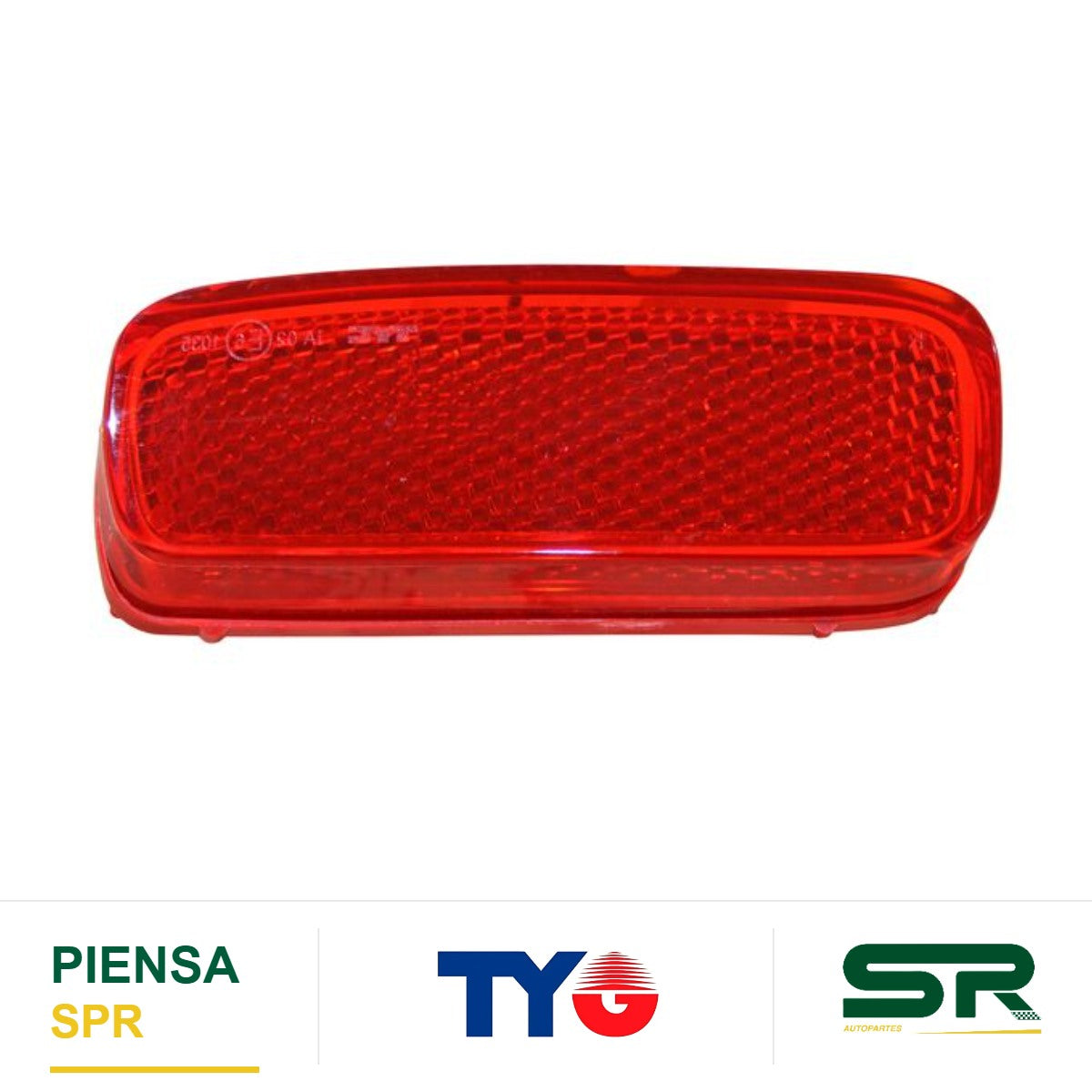 REFLEJANTE PEUGEOT TRASERO EXPERT 2018 2020 IZQUIERDO TYG 17 B168 00 2B