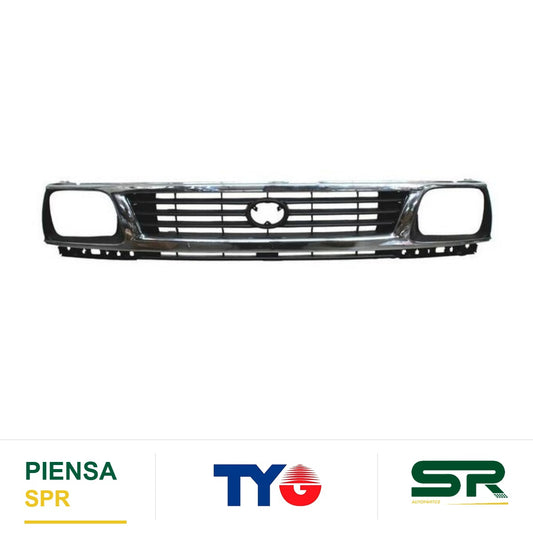 PARRILLA CROMADA TOYOTA TACOMA 1995-1996 2WD (BISEL INCLUIDO) TYG
