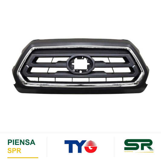 PARRILLA CROMADA NEGRA TOYOTA TACOMA 2020-2022 C / FILO TYG