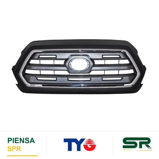 PARRILLA CON MOLDURA CROMADA NEGRA GRIS TOYOTA TACOMA 2016-2019 FILO TYG