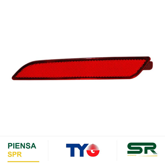 REFLEJANTE KIA TRASERO KIA RIO 2018 2022 4P ECOCN DEIFO 346 IZQUIERDO TYG 12 A3320015B3