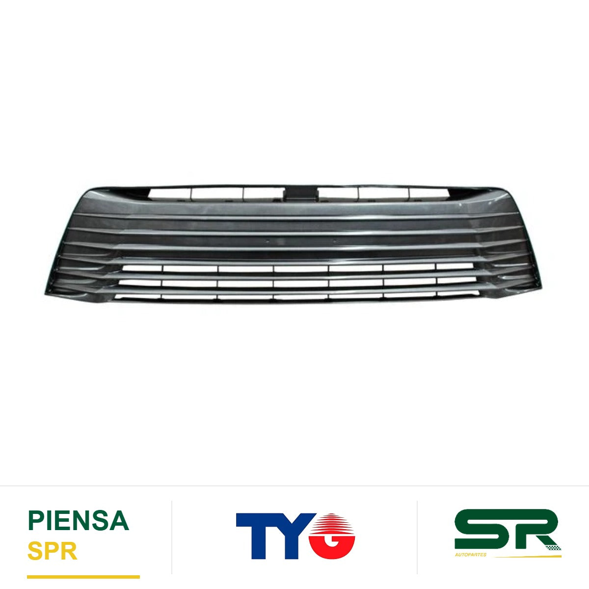 PARRILLA CENTRAL DE FASCIA GRIS TOYOTA SIENNA 2018-2020 TYG