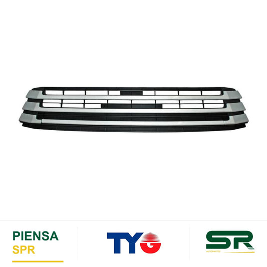PARRILLA CON MOLDURA PLATA CENTRAL TOYOTA HIGHLANDER 2017-2019 TYG