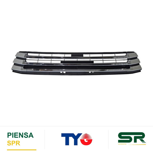 PARRILLA SIN HOYO PARA CÁMARA CON MOLDURA CROMADA CENTRAL TOYOTA HIGHLANDER 2017-2019 TYG