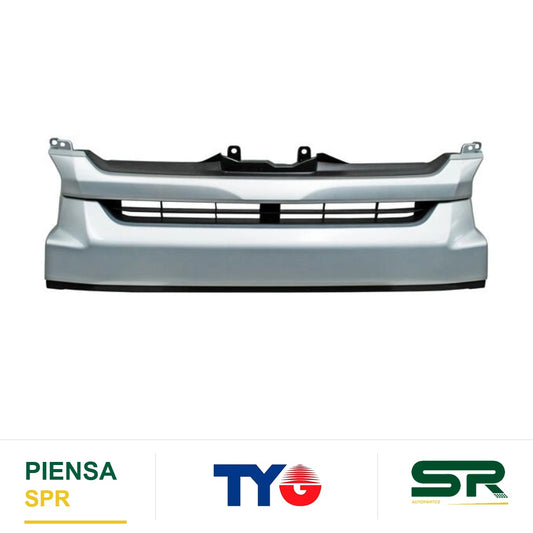 PARRILLA CON MOLDURA NEGRA GRIS TOYOTA HIACE 2014-2019 CH LARGO 2015 PASAJEROS TYG