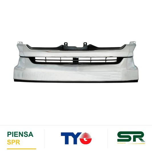 PARRILLA CON MOLDURA CROMADA NEGRA TOYOTA HIACE 2014-2019 CH LARGO 2015 PASAJ ALD263 TYG