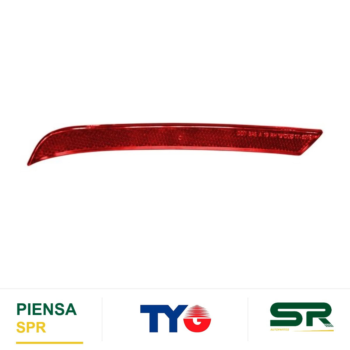 REFLEJANTE FORD TRASERO EDGE 2019 2024 NSF DERECHO TYG 17 6019 00 1N