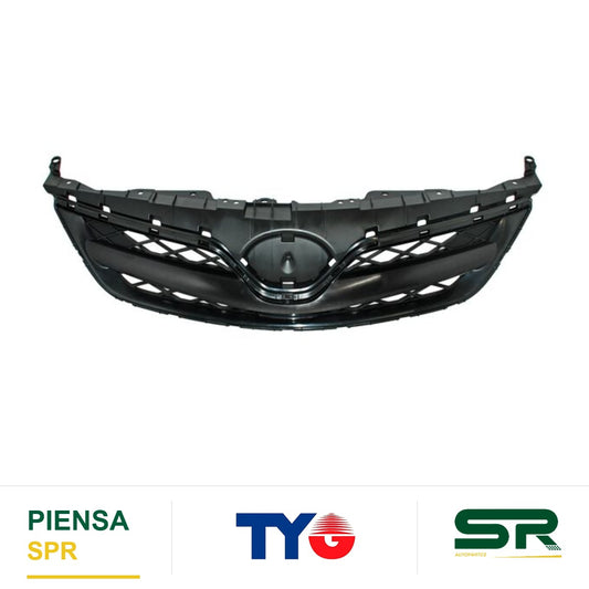 PARRILLA CON MOLDURA NEGRA TOYOTA COROLLA 2011-2013 TYG