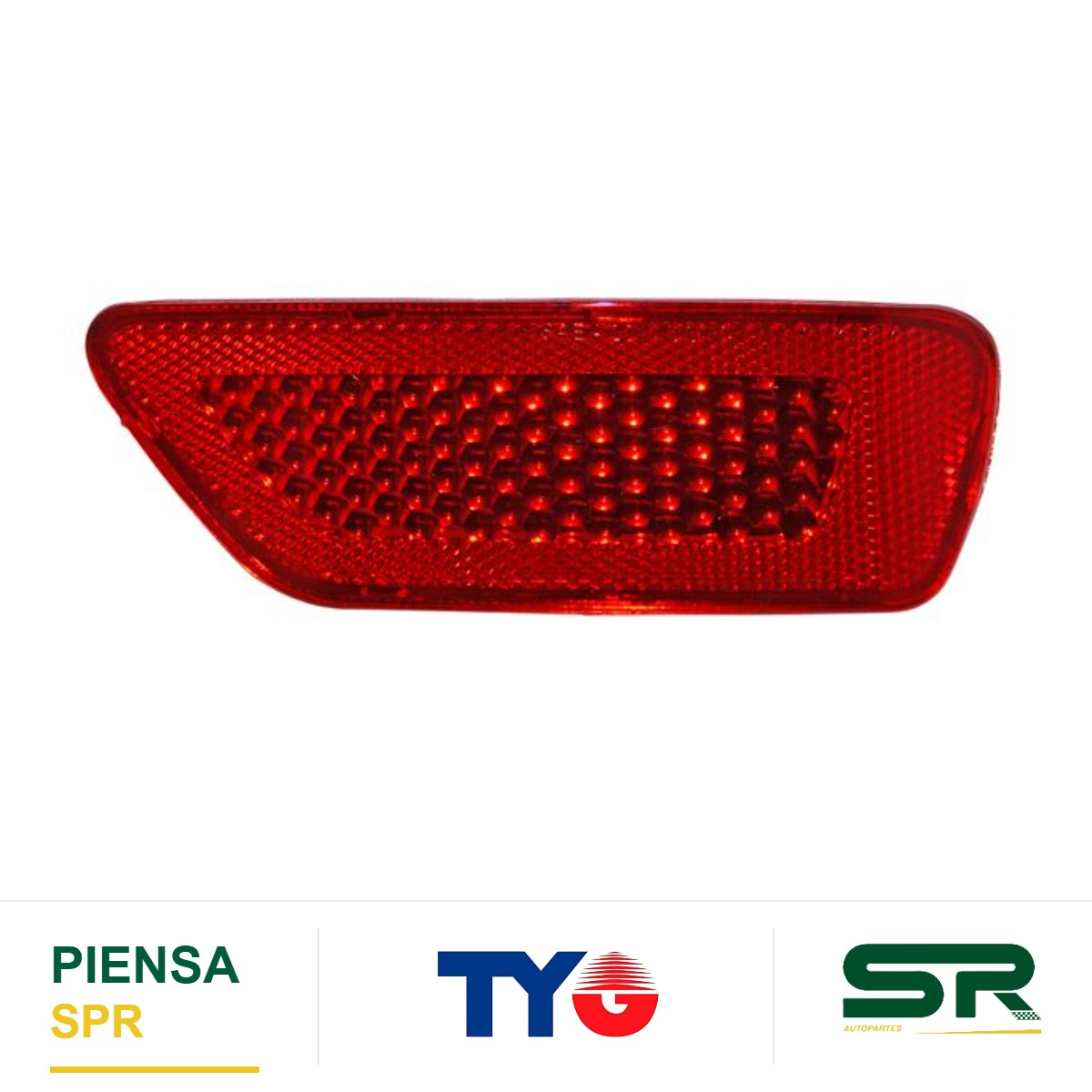 REFLEJANTE DODGE TRASERO JOURNEY 2014 2020 GRAND CHEROKEE 2011 2013 COMPASS 2011 2017 DERECHO TYG CUDJO14RR