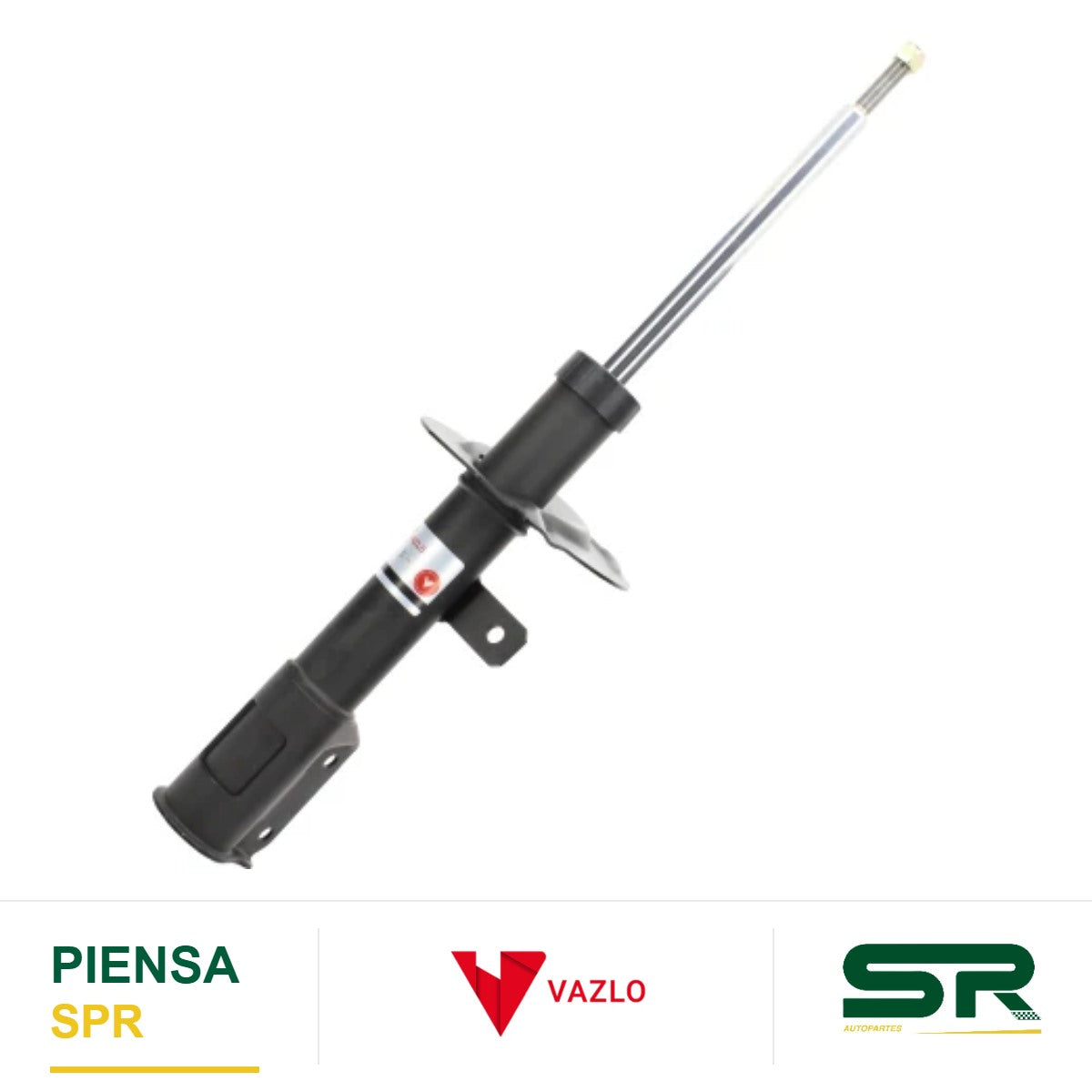 AMORTIGUADOR DELANTERO IZQUIERDO CON GAS NITRÓGENO FIAT PANDA 2007-2012 VAZLO