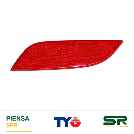 REFLEJANTE CHEVROLET TRASERO SPARK 2011 2013 BEAT 2018 2021 5P IZQUIERDO 28702 TYG 96844217