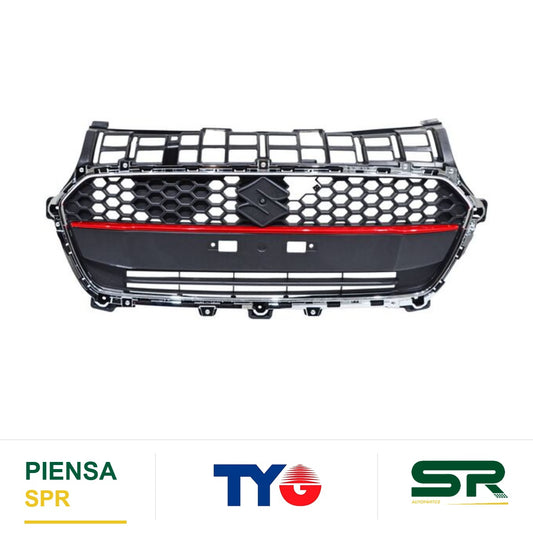 PARRILLA CON MOLDURA SUZUKI SWIFT 2018-2024 ROJA TYG