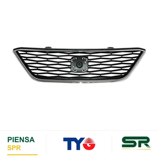 PARRILLA FILO CROMADO NEGRA SEAT IBIZA 2013-2017 PANAL ABIERTO TYGU 28902 TYG