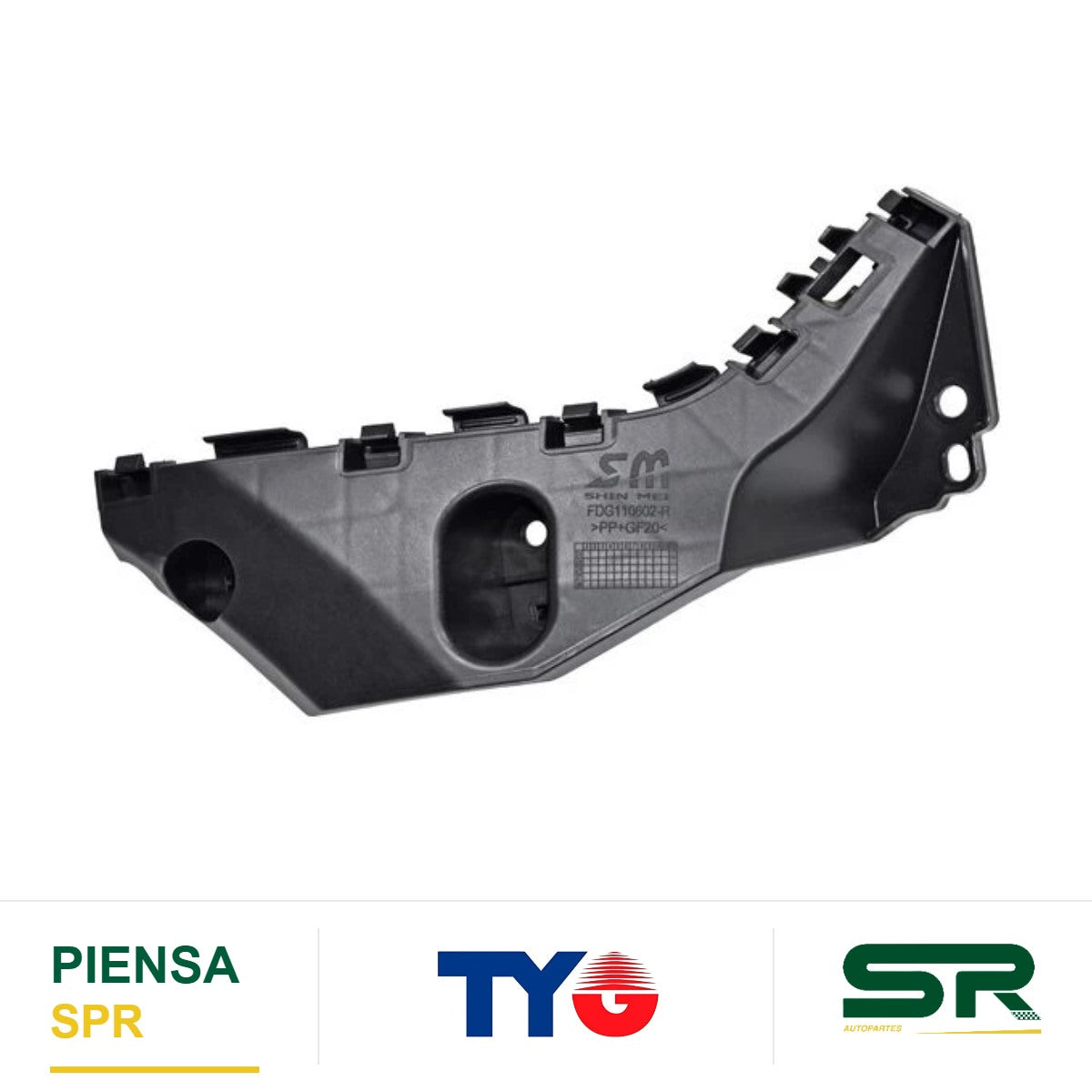 GUÍA FASCIA DELANTERA DERECHA FORD RANGER 2017-2019 TYG