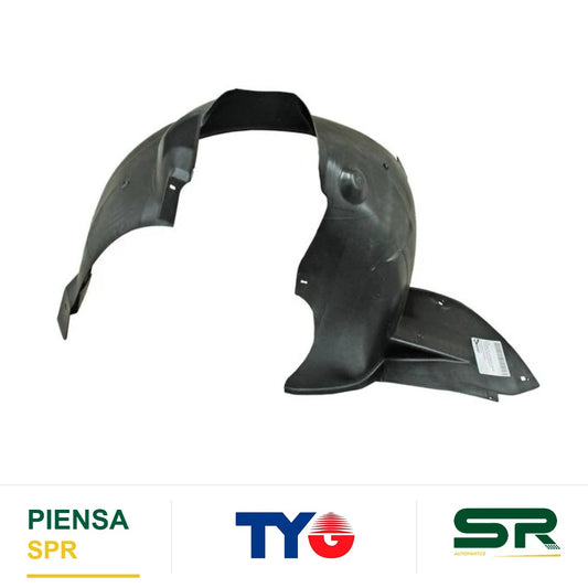 TOLVA SALPICADERA IZQUIERDA PLÁSTICO VOLKSWAGEN GOL 2008-2018 / VOLKSWAGEN SAVEIRO 2010-2016 TYG